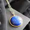 WYNTER LAPIS  Disc Necklace