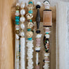 KALLIE RECTANGLE SHELL + CLOISENNE BEADED NECKLACE