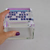 DANCE TO THE BEAT OF YOUR OWN DRUM - LUCITE BOX