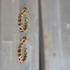 BLAKE Multi Bezel Stone Earrings