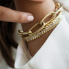 CARY 14K OVAL CHAIN LINK BRACELET