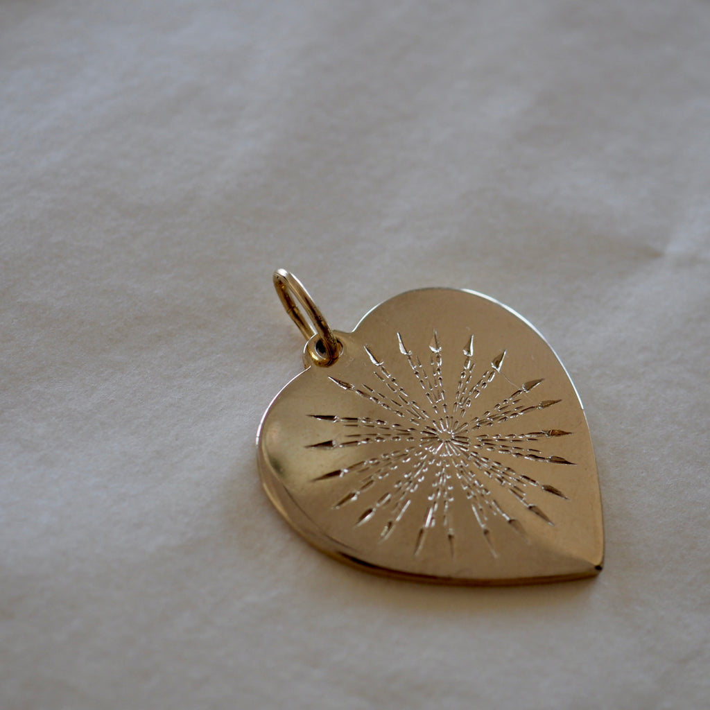 Nate Heart Burst Necklace