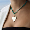 OLIVIA - TALLIE Turquoise Beaded Necklace