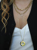 UMA NORTH STAR DISC PENDANT NECKLACE- 1.1/4"
