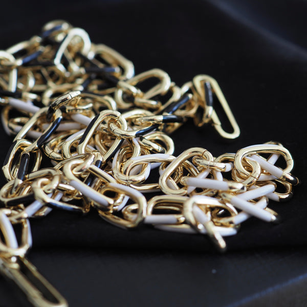 BELLA Enamel Link Necklace