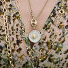 LIZA PEARL BURST DISC PENDANT