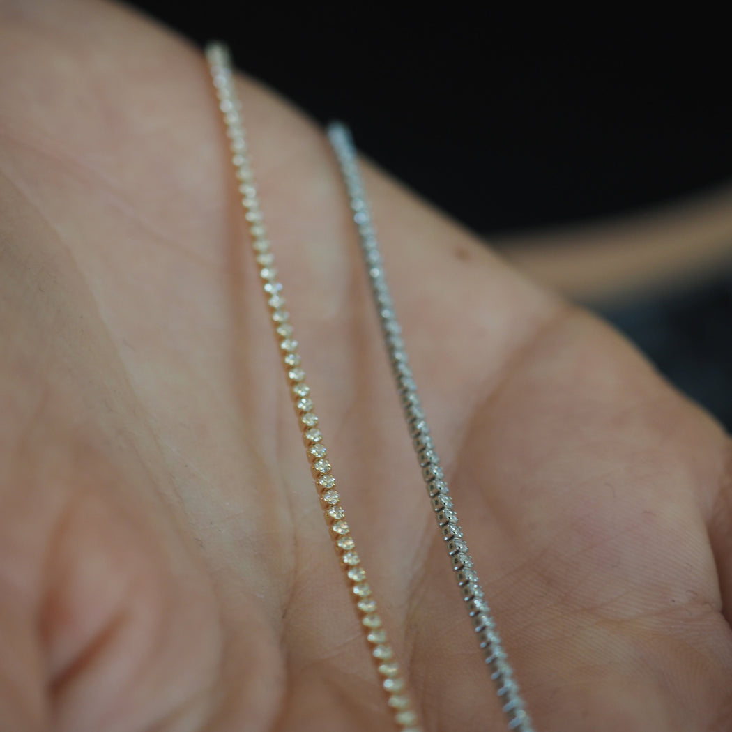 MIMI TEENY TINY TENNIS NECKLACES – shopallisondaniel.com