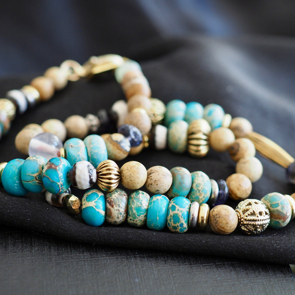 DAHLIA Beaded Necklace