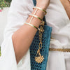 RYANN FLOWER DROP STATEMENT NECKLACE