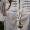 RYANN FLOWER DROP STATEMENT NECKLACE