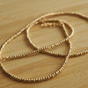 ALLISON GOLD FILLED BEADED NECKLACE