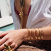 NOA GOLD 5 DOUBLE BAR STATEMENT CUFF