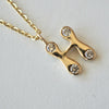 BUBBLE LETTER CHARM