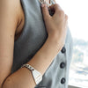 NOAH STERLING SILVER ID PLATE BRACELET