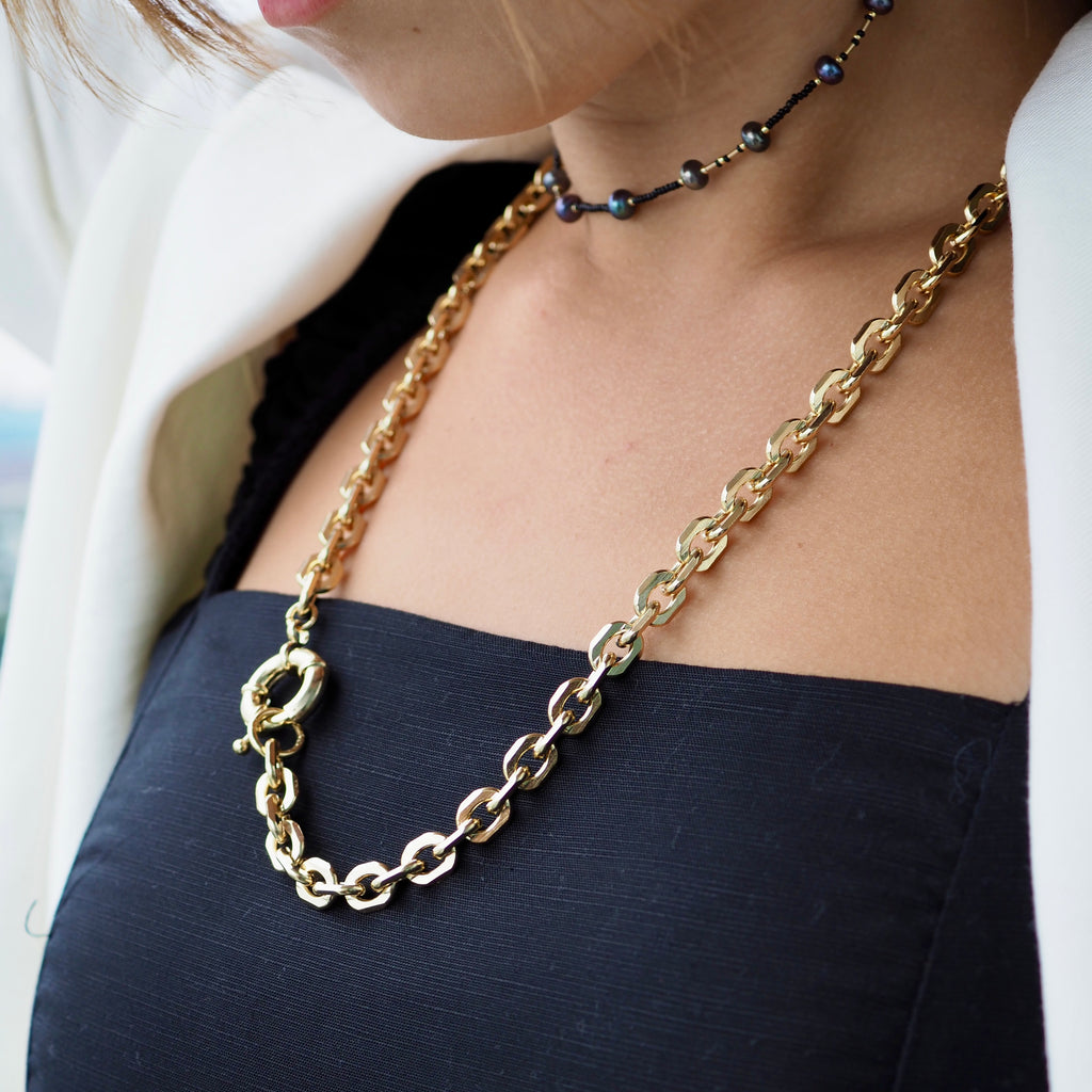 KYLIE Beaded  Pearl Necklace