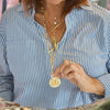 CHELSEA BUTTERFLY DISC NECKLACE
