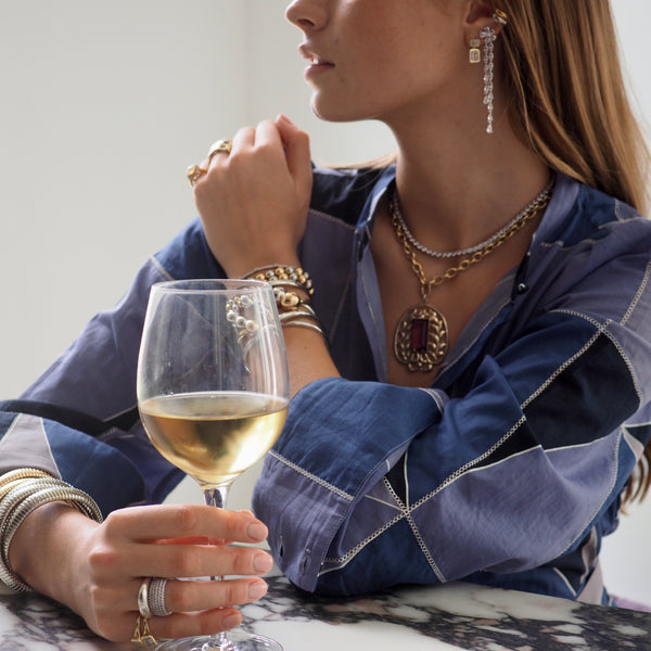 AUGUSTA PAVE CIGAR RING