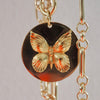 CHELSEA BUTTERFLY DISC NECKLACE