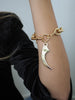 CARLY BRACELET / BAG CHARM - JEAN CHARM