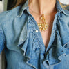 RYANN FLOWER DROP STATEMENT NECKLACE