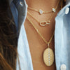 ALINA DOUBLE LINK OVAL NECKLACE