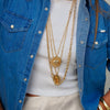 RINN JADE OVAL LINK NECKLACE