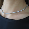 MIMI CLASSIC 4 PRONG TENNIS NECKLACE