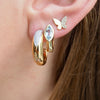 CARLI BLUE TOPAZ MARQUIS EARRINGS