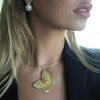 RAQUEL BUTTERFLY BURST STATEMENT  NECKLACE