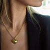 ALEX PUFFED HEART NECKLACES