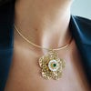 ALEXA  FILAGREE FLOWER NECKLACE