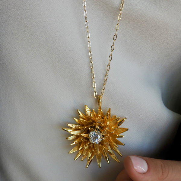 SOPHIA SPIKE BURST  PENDANT NECKLACE