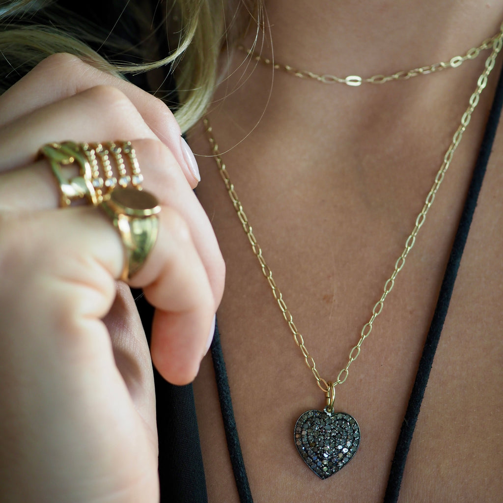 PACEY DIAMOND HEART NECKLACE