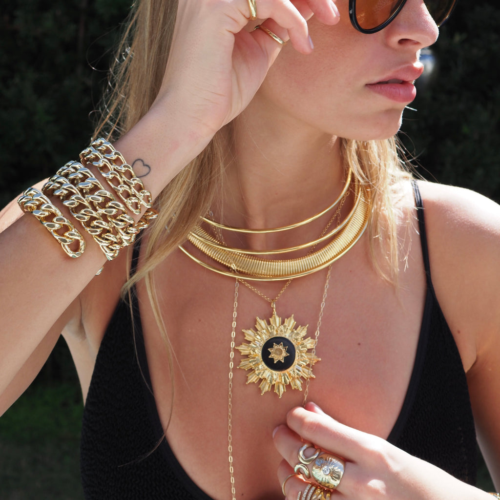 TALIA BURST STATEMENT NECKLACES