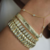 LUXE TUBE BAGUETTE STRETCHY BRACELET