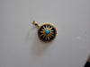 DYLAN BLACK ENAMEL BURST NECKLACE