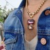 PHEOBE  DOUBLE DROP  PENDANT