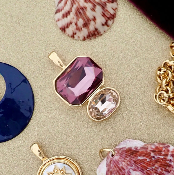 PHEOBE  DOUBLE DROP  PENDANT
