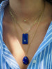 SLADE LAPIS RECTANGLE PENDANT