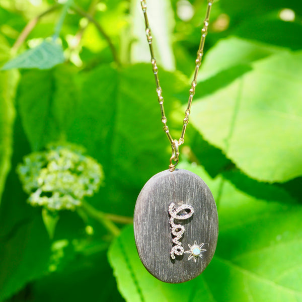 MYLA LOVE WOOD NECKLACE