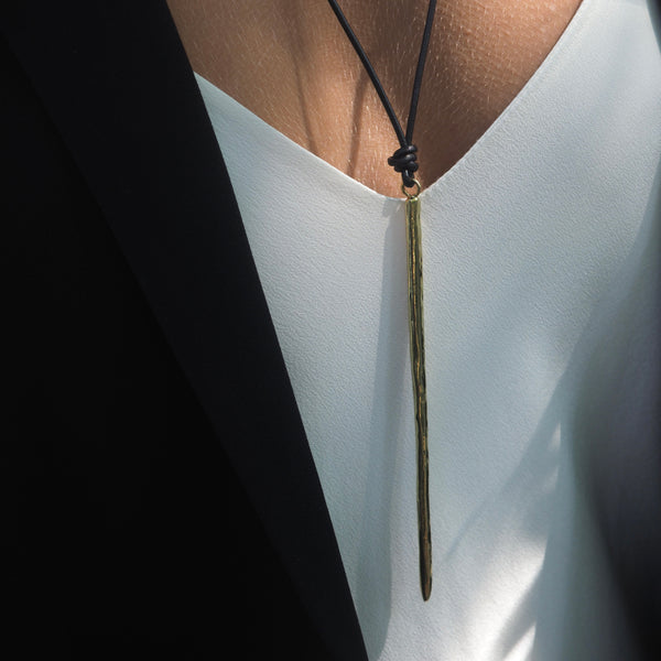 RYLEE REESE LONG DAGGER PENDANT NECKLACE