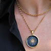 NELLIE BURST DISC NECKLACE