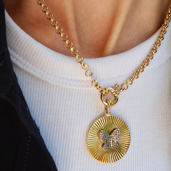 LIVIA FLUTED BUTTERFLY DISC
