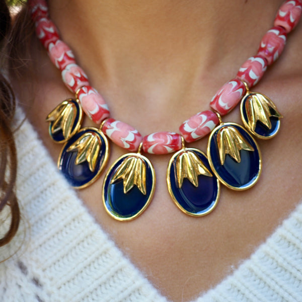 MADAKET STATEMENT DROP BEADED NECKLACE