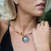 SHASHI KNOT NECKLACE CUFF