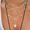 SCOUT  DIAMOND DROP TRIANGLE NECKLACE