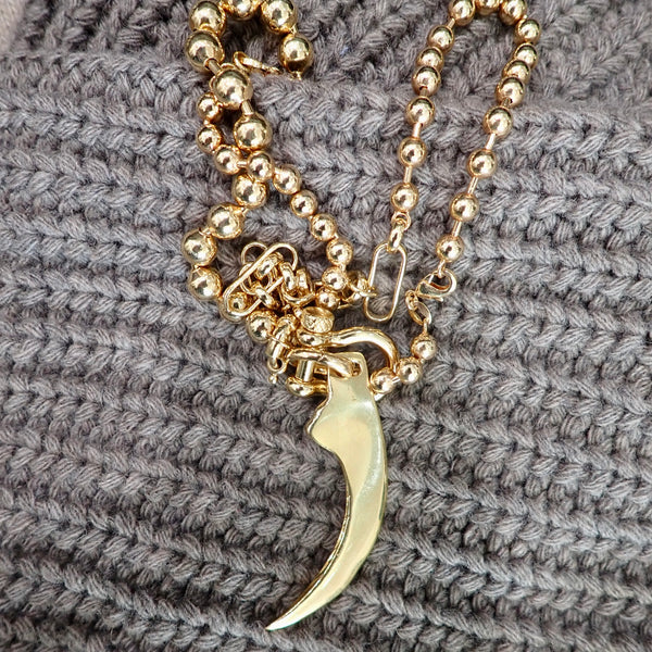 CARLY CLAW STATEMENT NECKLACE