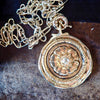 SAMMY ETCHED FLORAL BURST  NECKLACE