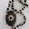 COLEY STRIPED BEADED ROCK NECKLACE