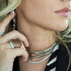 LILA DOUBLE BANDED NECK CUFF
